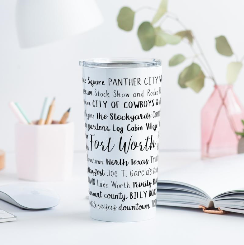 Fort Worth Everything Tumbler - Black