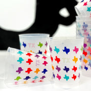 Multi-Color Texas Shatterproof Cups 16oz