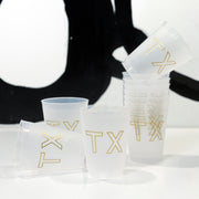 Gold TX Shatterproof Cups