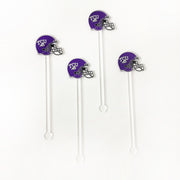 TCU Helmet Acrylic Stir Sticks