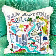 San Antonio Favorites Pillow with Insert