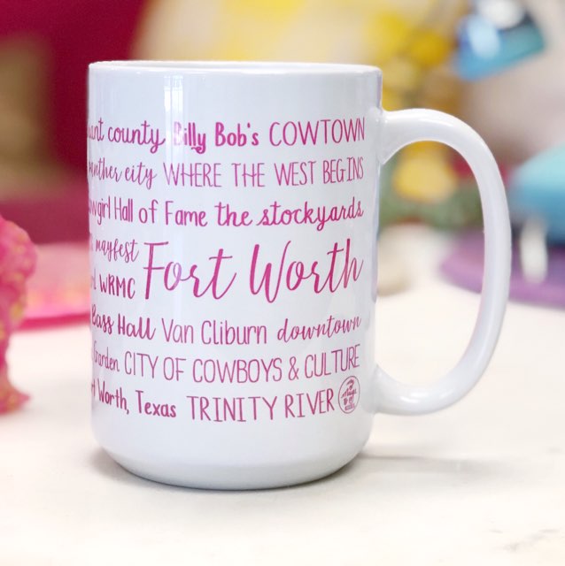 Fort Worth Everything Mug - Pink