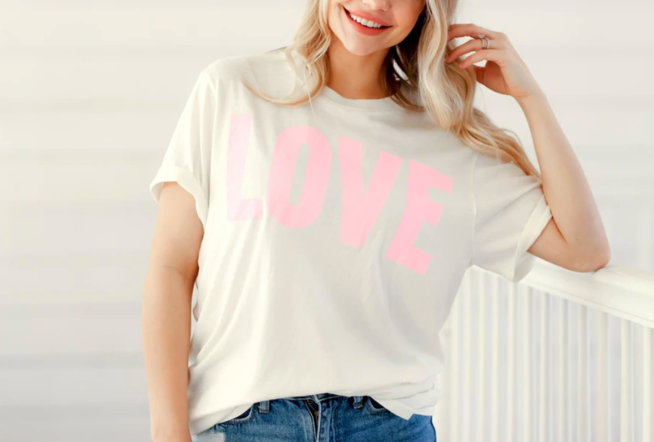 Love Wins Ivory Short Sleeve Tee