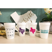 TCU Texas Frogs Styrofoam Cups
