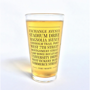 Fort Worth Streets Pint Glass