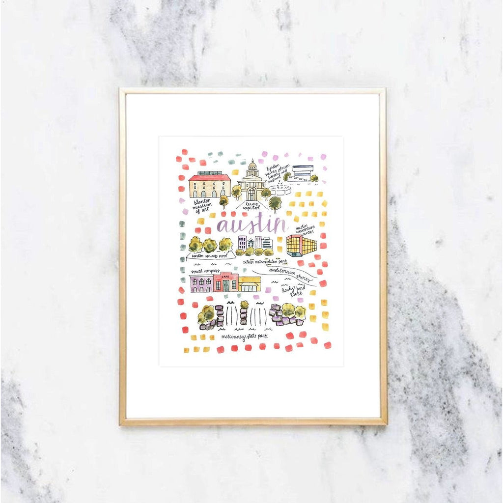 Austin Map Print