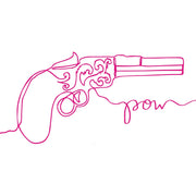 Old Fashioned Gun Pow Print