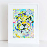 LSU Tiger Championship Mike Painting Print