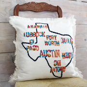 Texas City Favs Pillow with Insert