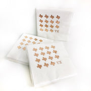 Rose Gold TX Napkins - White 3Ply