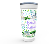 Baton Rouge Map Tumbler